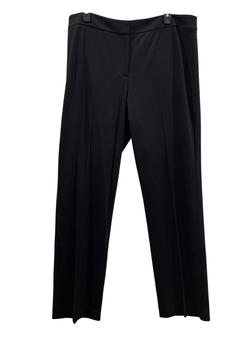 Talbots Italian Luxe Knit Straight Leg Dress Pants 14 Black Capsule Office New